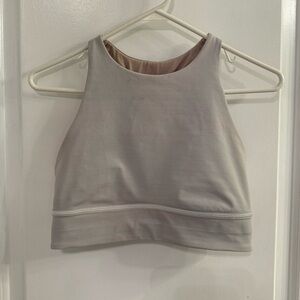 Lululemon Ignite Bra Grey High Neck Sports Bra
